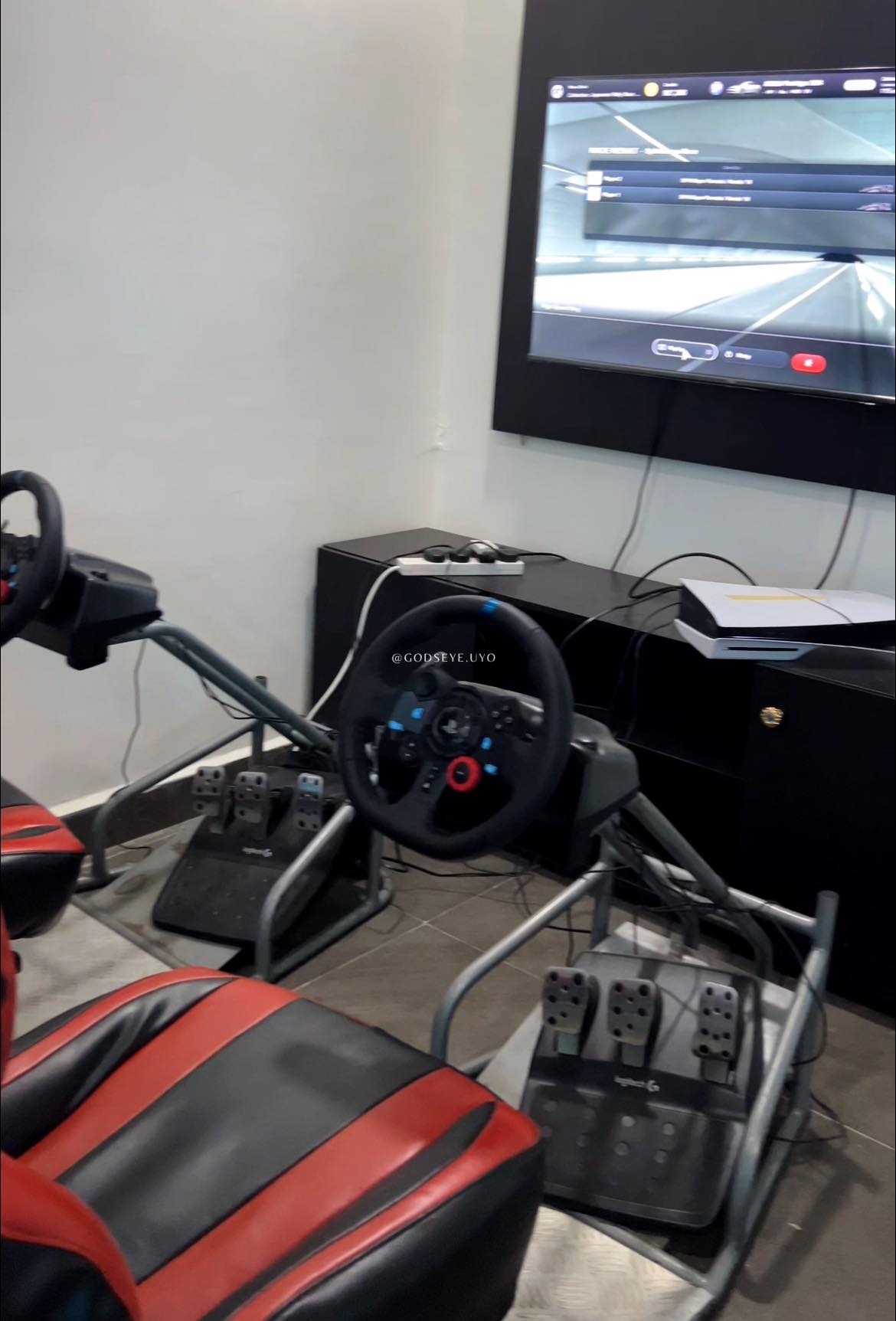 Arcadia Games car racing simulator in Uyo.