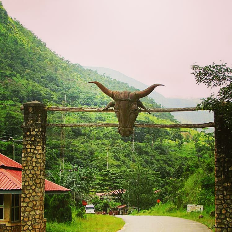 The entrance gate of Obudu Mountain Resort.