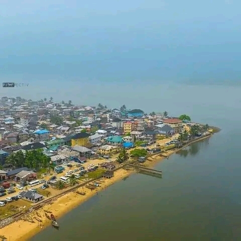 Opbo town waterfront