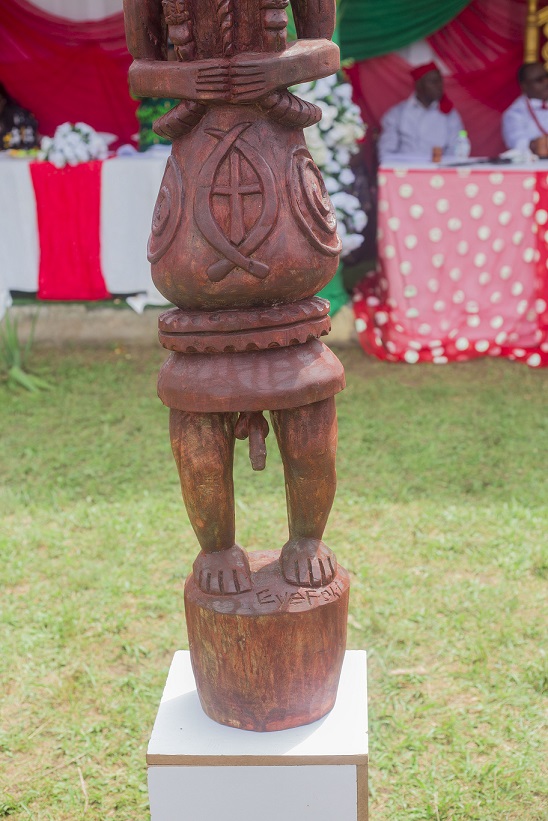 Ekpu Oro figure on display at the National Museum Uyo.