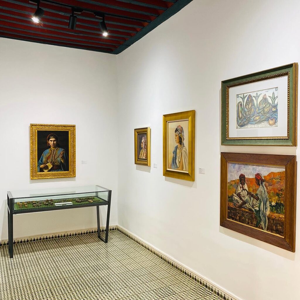Art collection in the Orientalist Museum of Marrakech