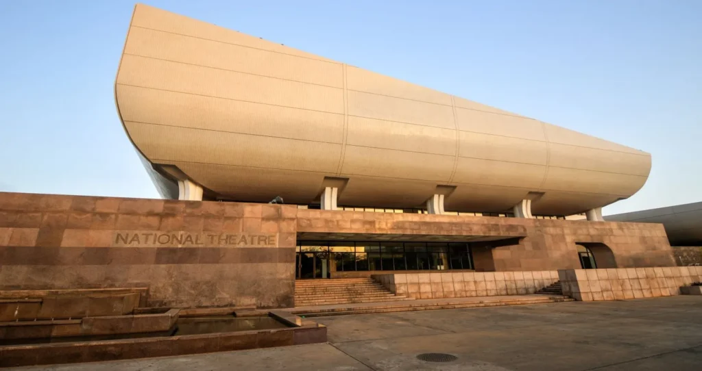 National Theatre of Ghana aerial view