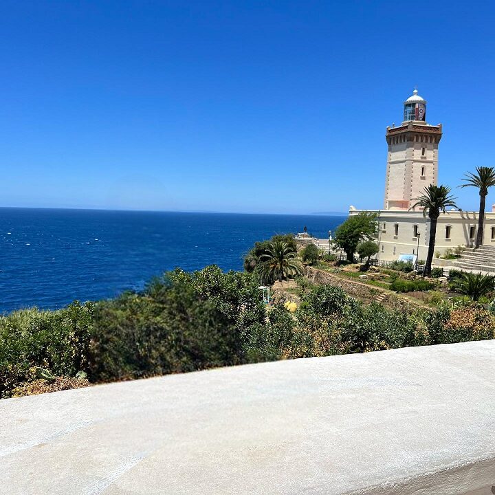 The coastal area of Tangier in Morocco