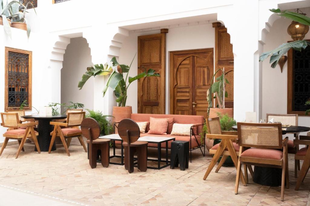 The patio of Riad RK Suites & Spa, Marrakech